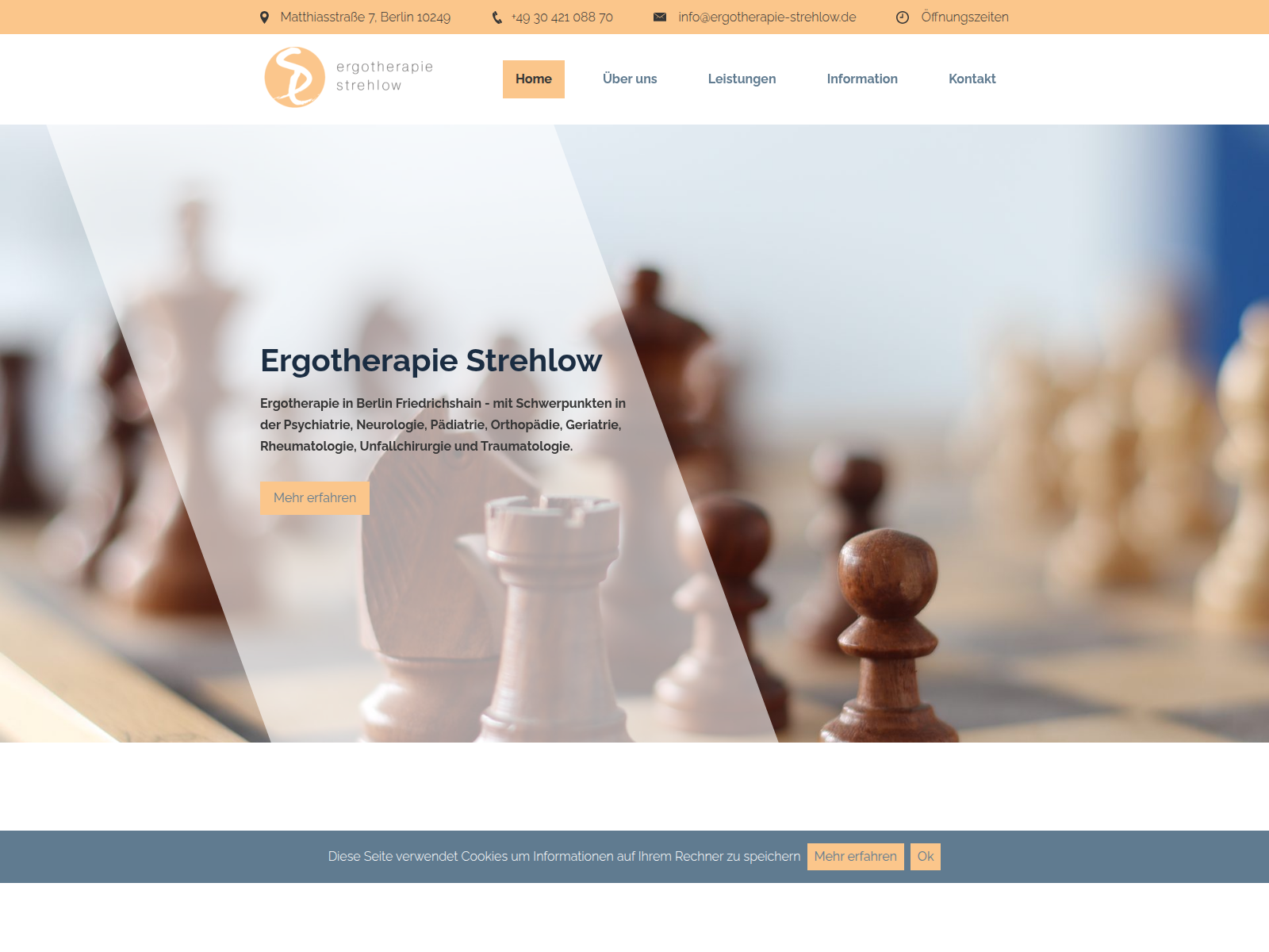 Ergotherapie Strehlow Website