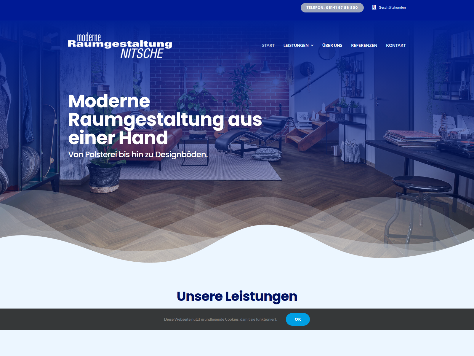 Moderne Raumgestaltung Nitsche Website