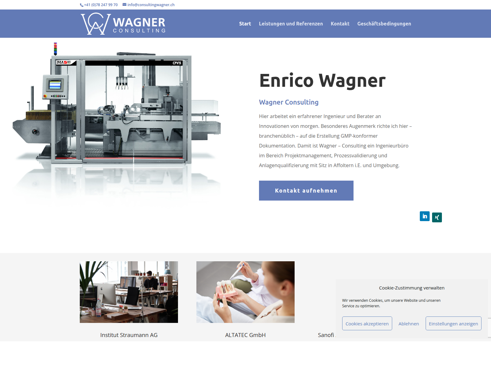 Wagner Consulting Website & Branding